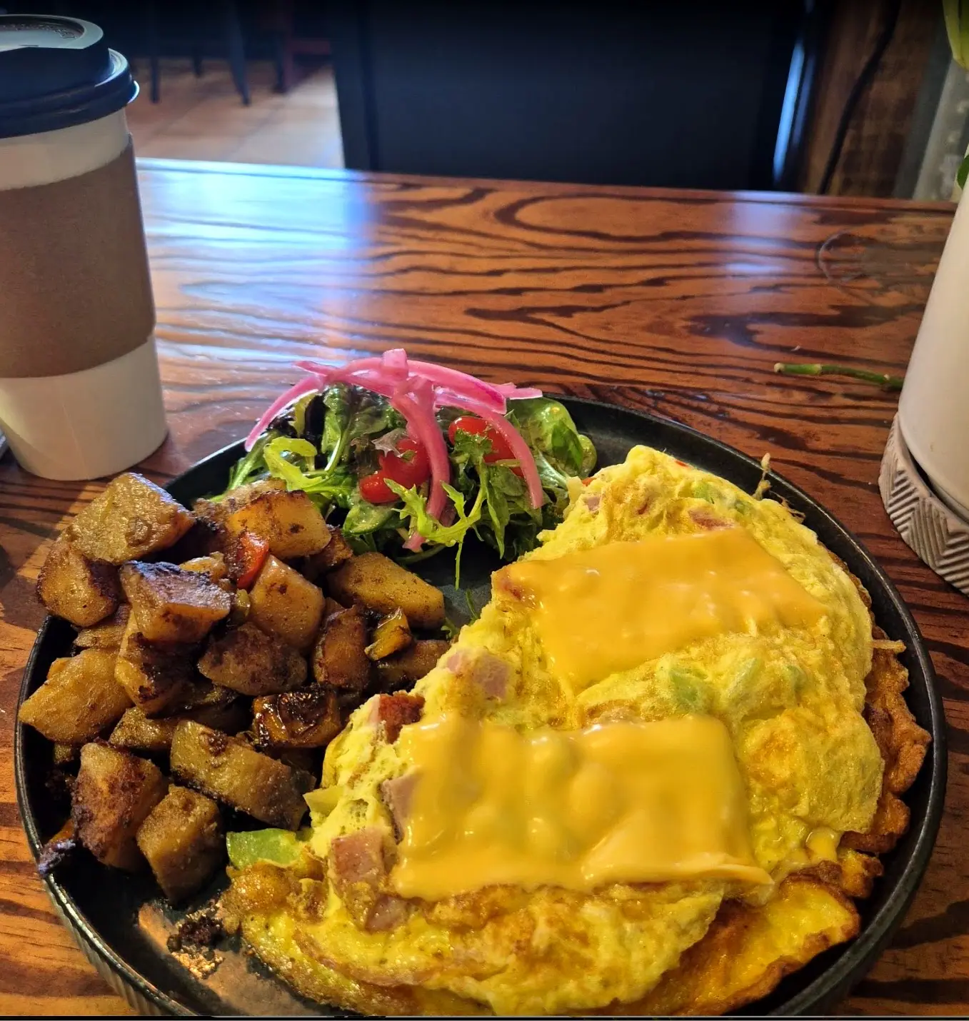 Omelette especial NYC Breakfast Caffe